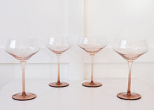 Load image into Gallery viewer, Wood Coupe Glass - Set of 4