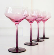 Load image into Gallery viewer, Chrysanthemum Coupe Glass - Set of 4