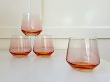 Load image into Gallery viewer, Amber Stemless Glass - Set of 4