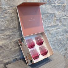 Load image into Gallery viewer, Chrysanthemum Stemless Glass - Set of 4