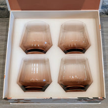 Load image into Gallery viewer, Wood Stemless Glass - Set of 4