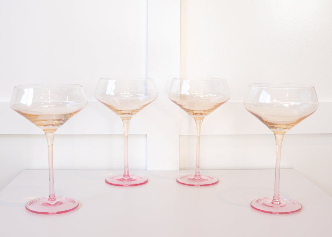 Flora Coupe Glass - Set of 4