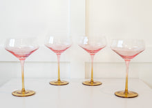Load image into Gallery viewer, Amber Coupe Glass - Set of 4
