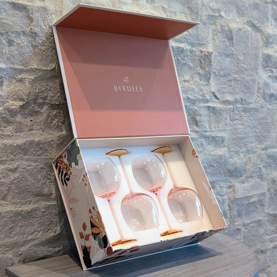 Amber Balloon Glass - Set of 4
