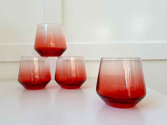 Maple Stemless Glass - Set of 4