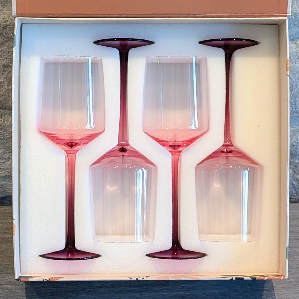Chrysanthemum Wine Glass - Set of 4