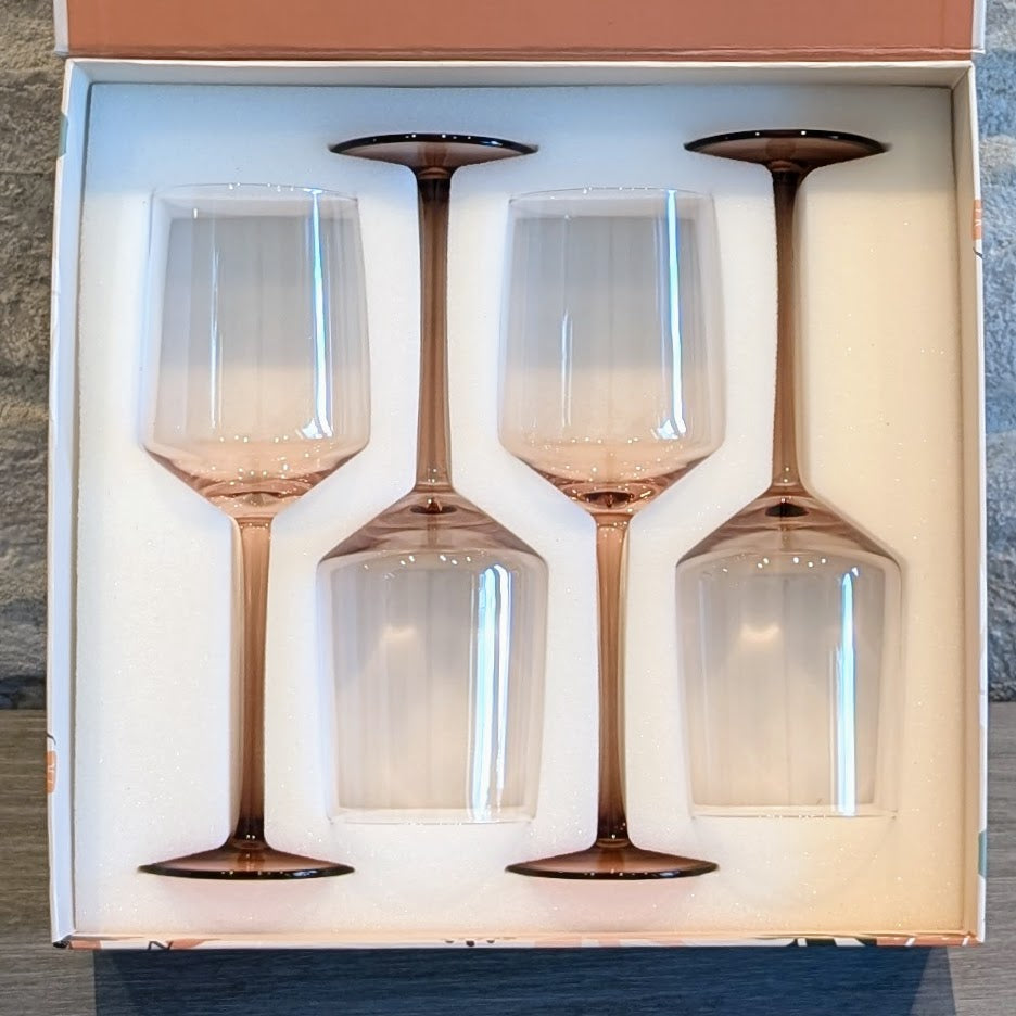 Wood Wine Glass - Set of 4