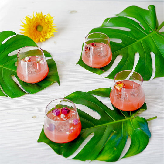 Flora Stemless Glass - Set of 4